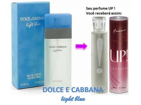 Perfume Feminino 50ml - UP! 14 - D&G Light Blue