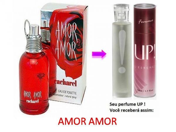 Perfume Feminino 50ml - UP! 06 - Amor Amor
